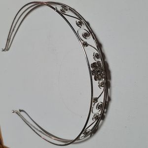 Silver tierra style headband